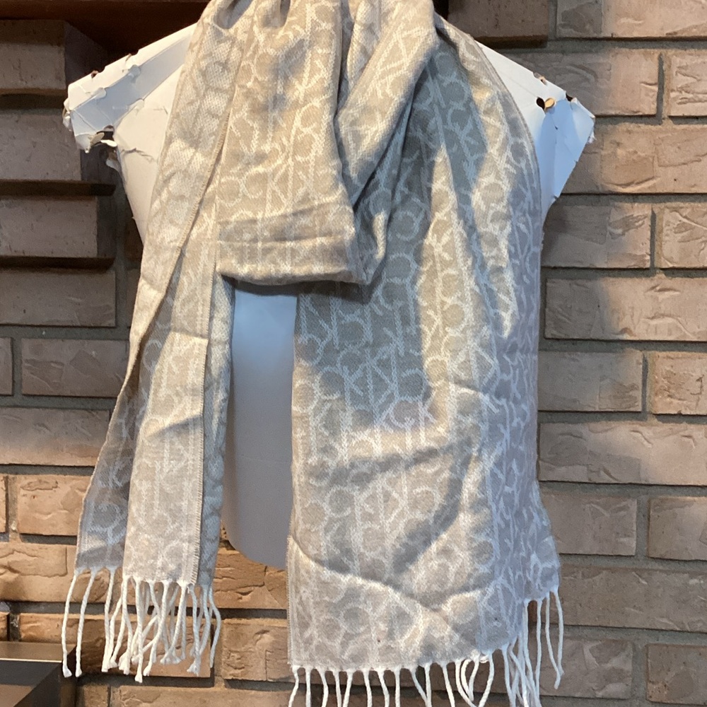 Calvin Klein Cream Scarf
